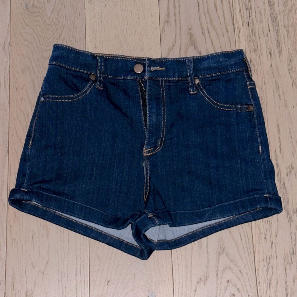 Women’s Dark Blue Denim Shorts Used Once